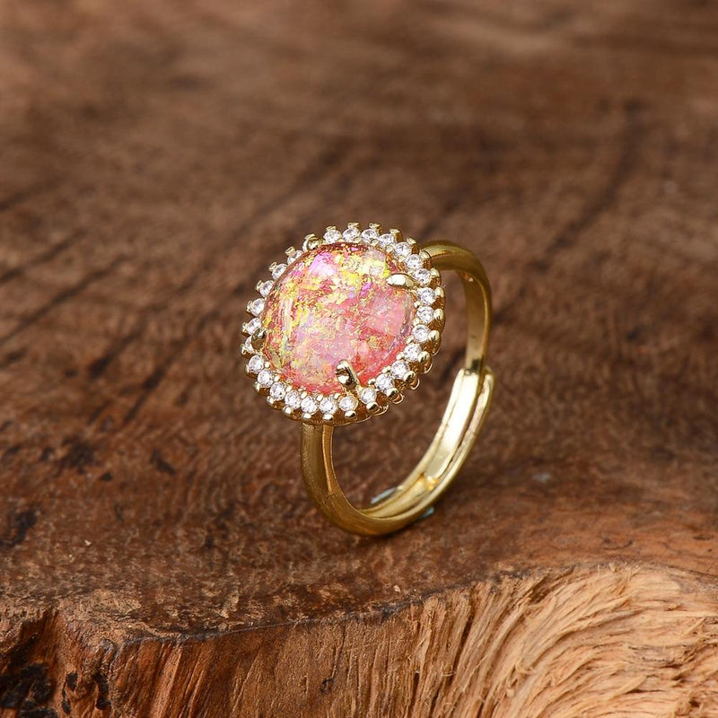Mystical Glow Cocktail Ring – Elowen-Blue-State of Style