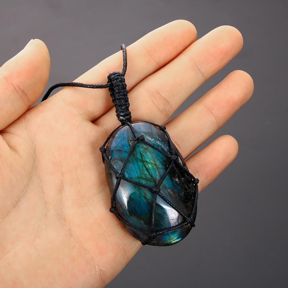 Mystical Labradorite Dragonheart Necklace - Aris-State of Style