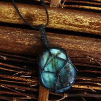 Mystical Labradorite Dragonheart Necklace - Aris-State of Style