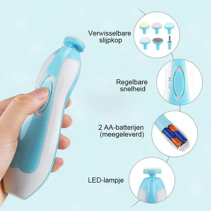 Nail care set for safe and easy nail clipping - BabyCare-Blue-State of Style