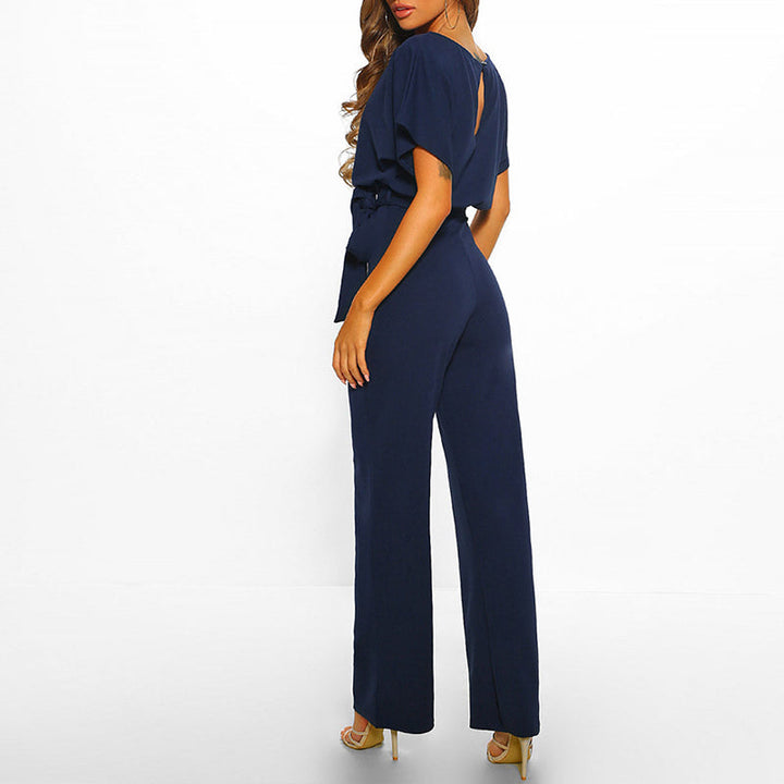 Naomi Stylish Women's Jumpsuit-Beige-S-State of Style