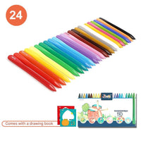 Natural Colourful Wax Crayons - EcoCrayons-12 Colours-State of Style