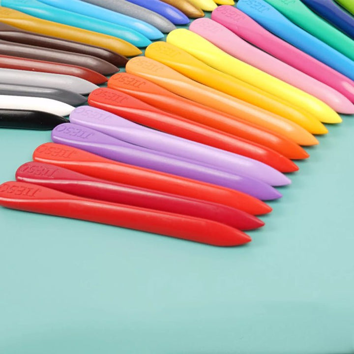 Natural Colourful Wax Crayons - EcoCrayons-12 Colours-State of Style