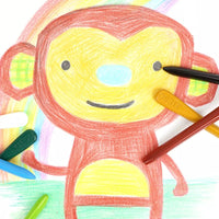 Natural Colourful Wax Crayons - EcoCrayons-12 Colours-State of Style