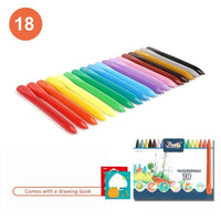 Natural Colourful Wax Crayons - EcoCrayons-12 Colours-State of Style