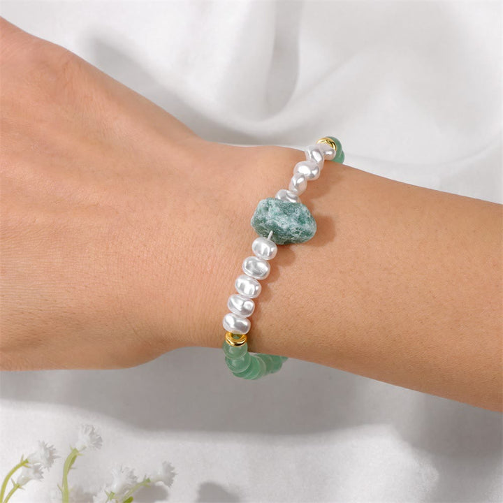 Natural Crystal Beads Bracelet - Eline-Amethyst-State of Style
