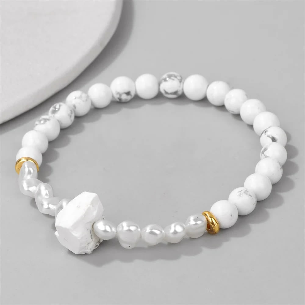 Natural Crystal Beads Bracelet - Eline-Amethyst-State of Style