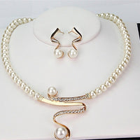 Natural Pearl Jewelry Set - Serena-State of Style