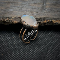 Natural Raw Birthstone Ring - Selina-January: Garnet-State of Style