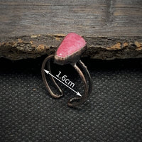 Natural Raw Birthstone Ring - Selina-January: Garnet-State of Style