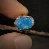 Natural Raw Birthstone Ring - Selina-January: Garnet-State of Style