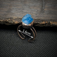 Natural Raw Birthstone Ring - Selina-January: Garnet-State of Style