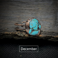 Natural Raw Birthstone Ring - Selina-January: Garnet-State of Style