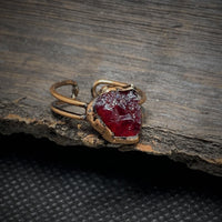 Natural Raw Birthstone Ring - Selina-January: Garnet-State of Style