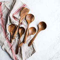 Natural Wooden Kitchen Set - RustiCook-Set of 4 pieces-State of Style