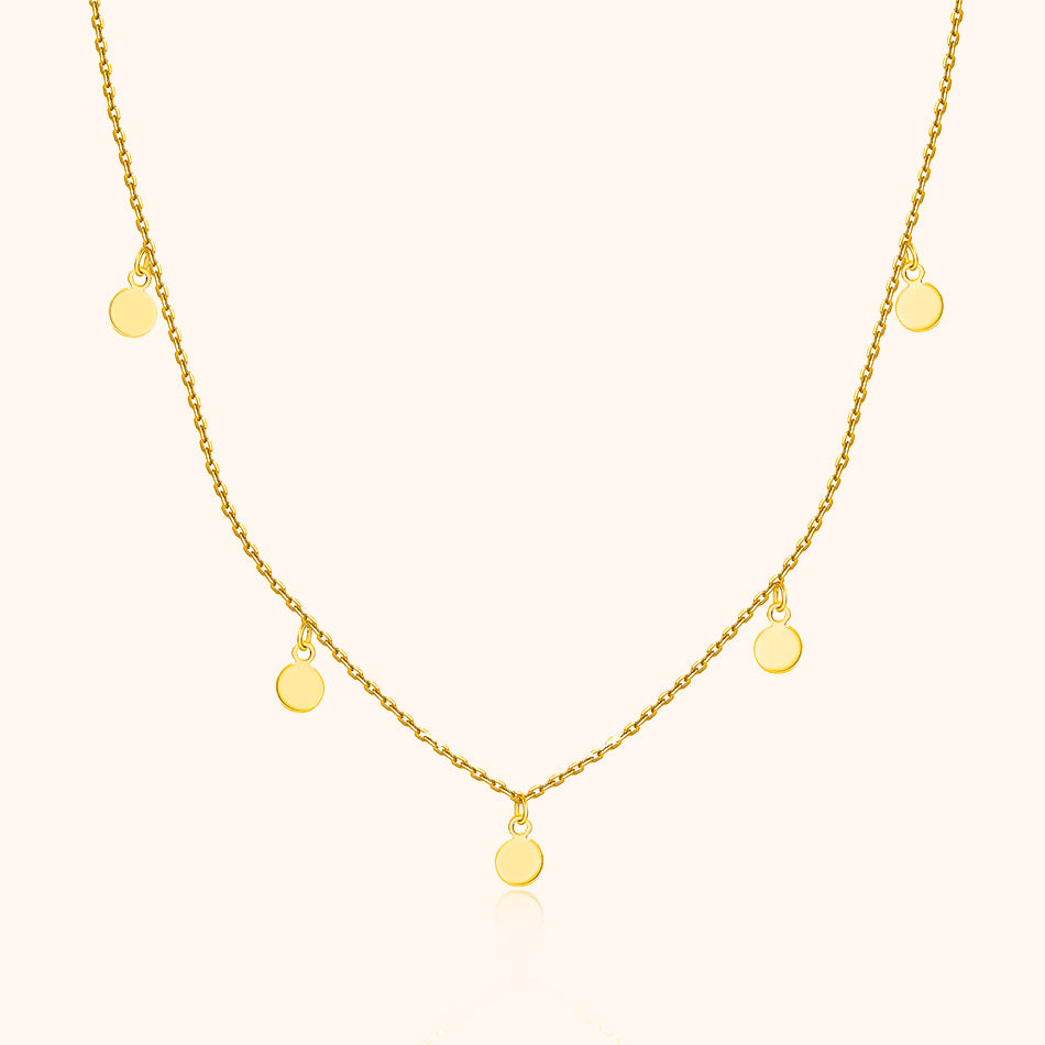 Necklace Small Circles - Aylin-Gold-State of Style