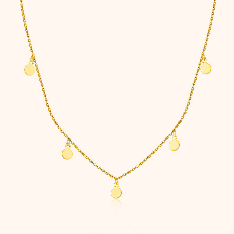 Necklace Small Circles - Aylin-Gold-State of Style
