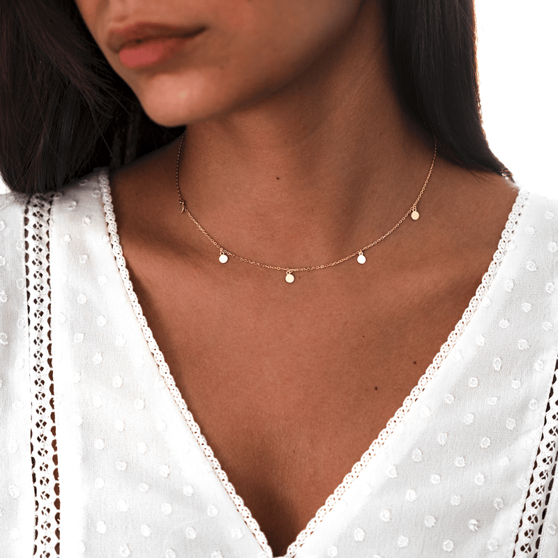 Necklace Small Circles - Aylin-Gold-State of Style