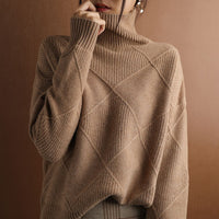 Neeltje's Sweater – Classic Turtleneck Sweater for Women-Auburn-S-State of Style