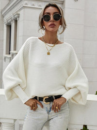 Nelkes Sweater – Stylish & Comfortable Women's Sweater-White Jersey-S-State of Style