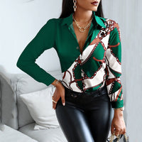 NellekeBlouse – Elegant & Stylish Women's Blouse-Green-S-State of Style