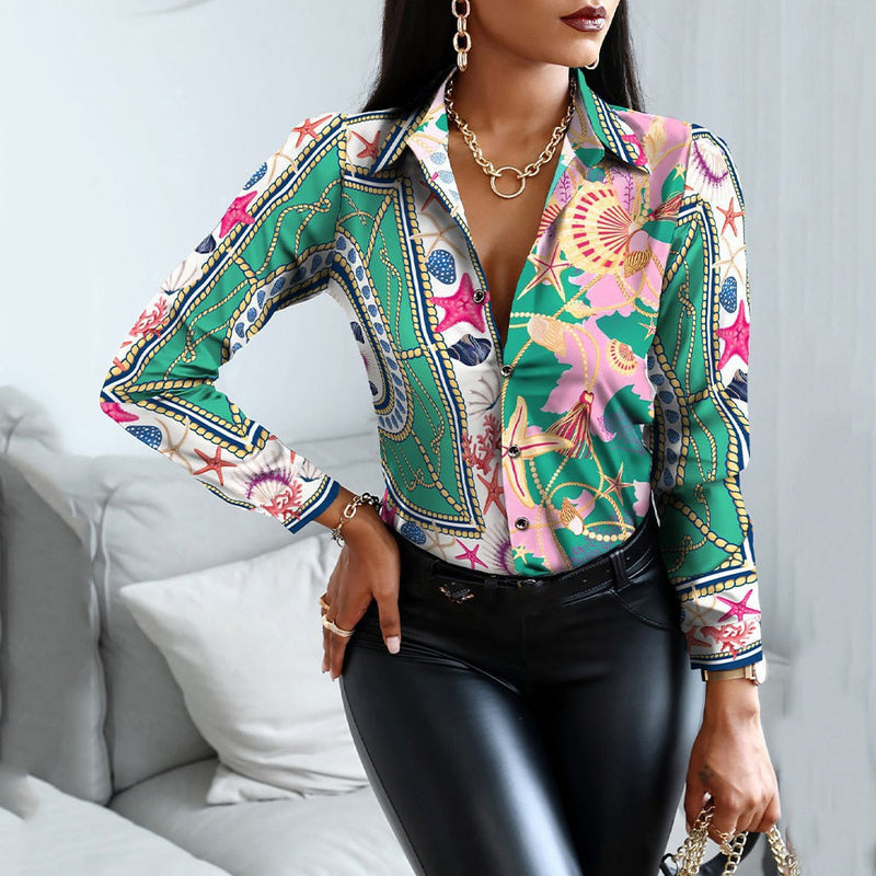NellekeBlouse – Elegant & Stylish Women's Blouse-Light Green-S-State of Style
