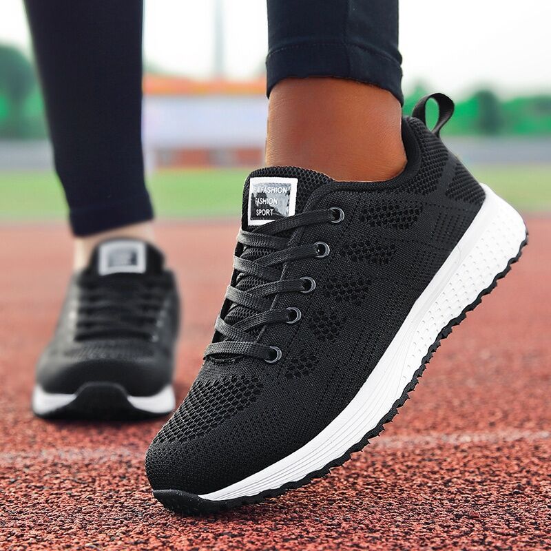 NellekesSneaks – Supportive Orthopaedic Sole Sneakers for Women-Black-4.5-State of Style