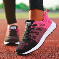 NellekesSneaks – Supportive Orthopaedic Sole Sneakers for Women-Black Red-4.5-State of Style