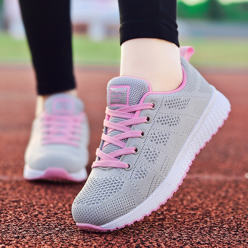 NellekesSneaks – Supportive Orthopaedic Sole Sneakers for Women-Grey-4.5-State of Style