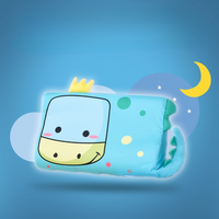 Children's neck pillow with ergonomic support – available in animal designs