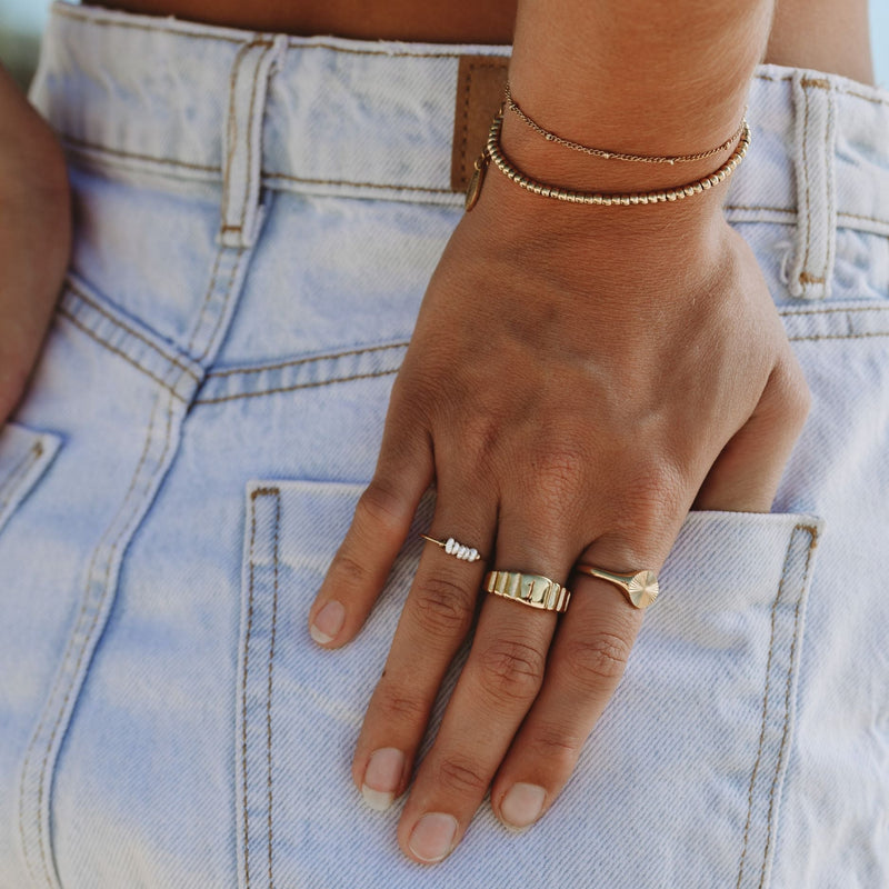 Nice Beaded Bracelet - Nova-Gold-State of Style