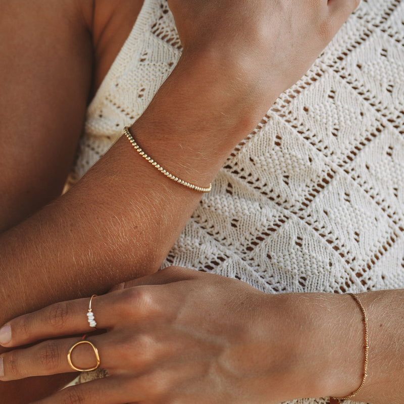 Nice Beaded Bracelet - Nova-Gold-State of Style
