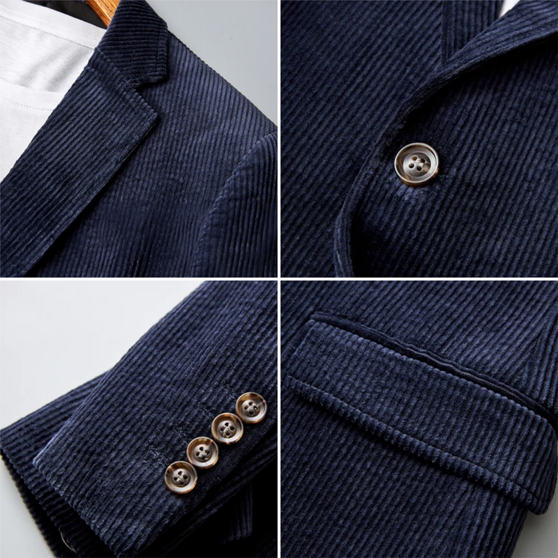 Nice Men's Corduroy Blazer - Vincent-Brown-S-State of Style