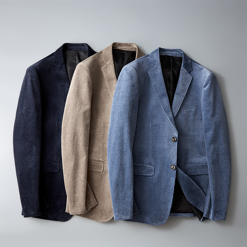 Nice Men's Corduroy Blazer - Vincent-Brown-S-State of Style