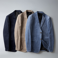Nice Men's Corduroy Blazer - Vincent-Brown-S-State of Style