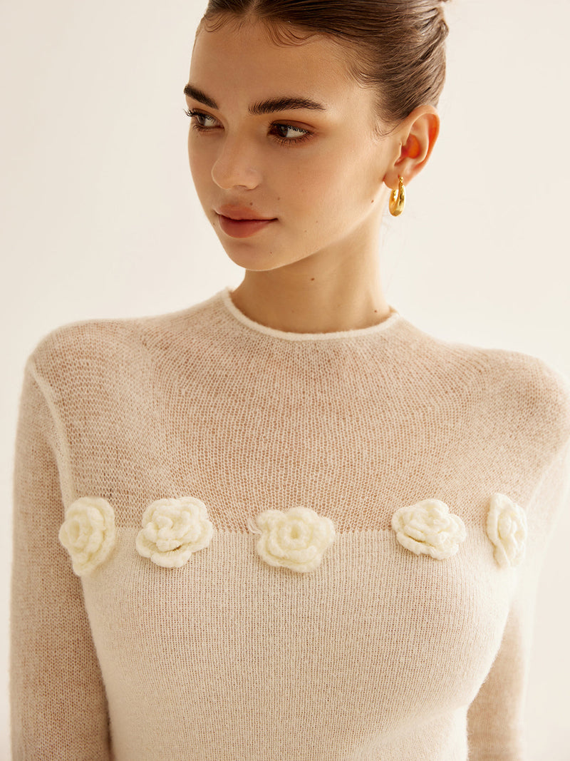 Nice White Sweater for Women - Sophia-XS-State of Style