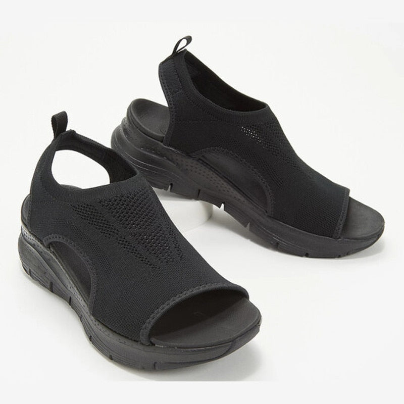 NiceFeet – Supportive Orthopaedic Sandals for Women-Black-4.5-State of Style