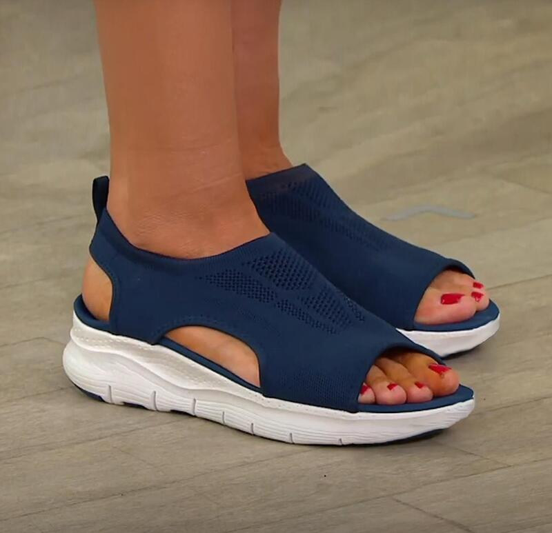 NiceFeet – Supportive Orthopaedic Sandals for Women-Blue-4.5-State of Style