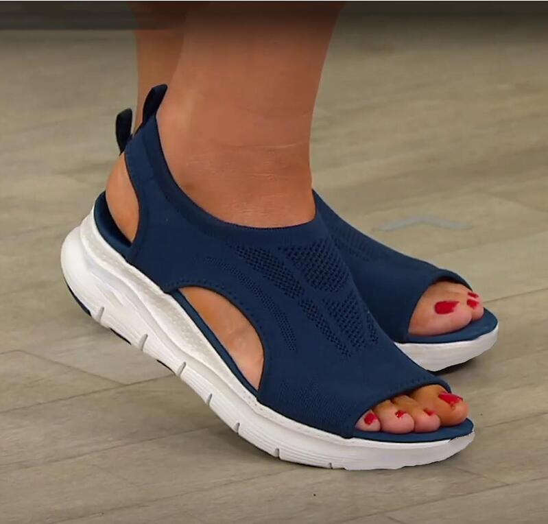 NiceFeet – Supportive Orthopaedic Sandals for Women-Blue-4.5-State of Style