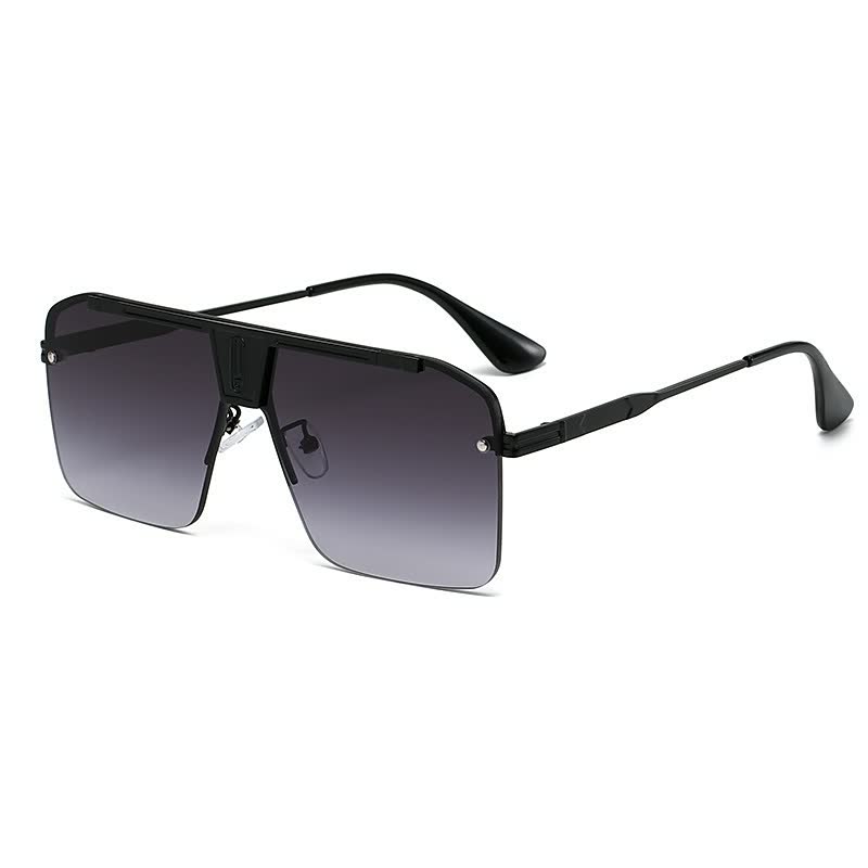 NiceGlasses – Stylish & Protective Unisex Sunglasses-Black/Grey-State of Style