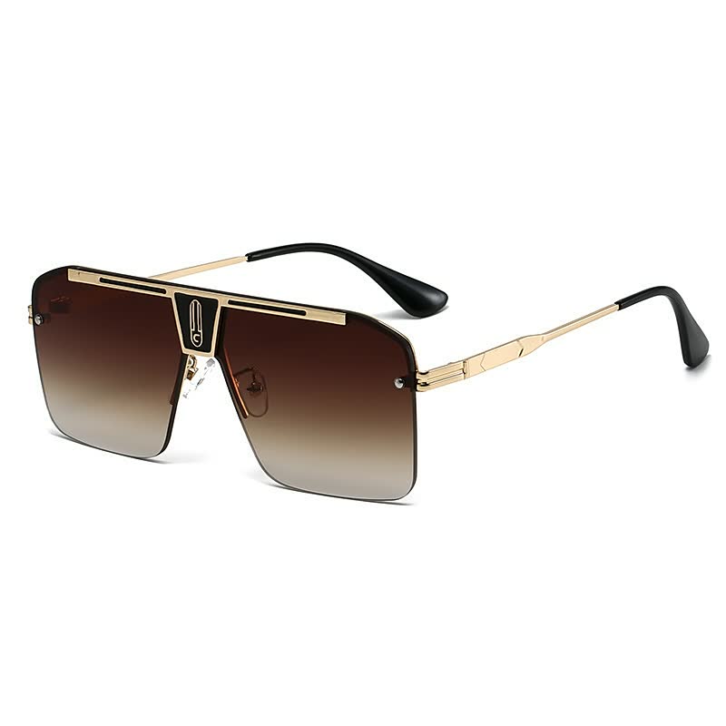 NiceGlasses – Stylish & Protective Unisex Sunglasses-Brown-State of Style