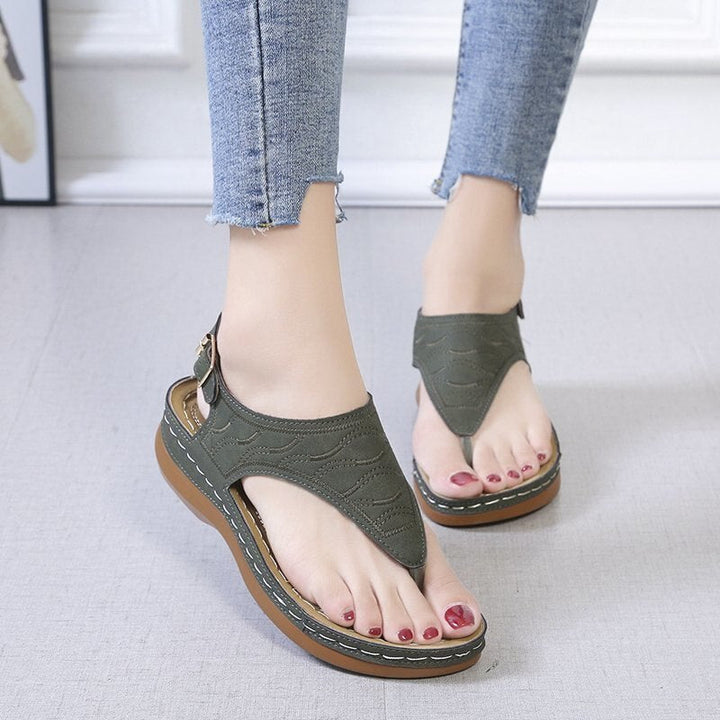 NiceSandals – Comfortable & Stylish Sandals for Women-Black-4.5-State of Style
