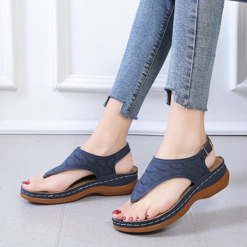 NiceSandals – Comfortable & Stylish Sandals for Women-Black-4.5-State of Style