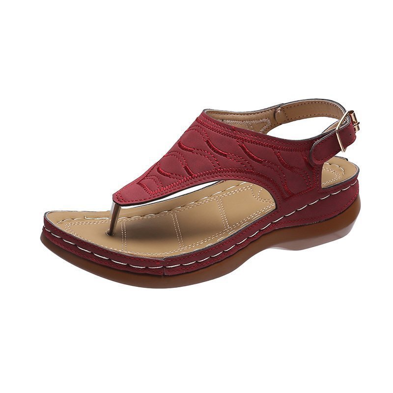 NiceSandals – Comfortable & Stylish Sandals for Women-Red-4.5-State of Style