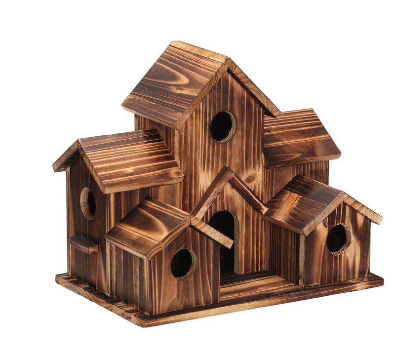 Functional wooden nesting box for garden birds – Nestora