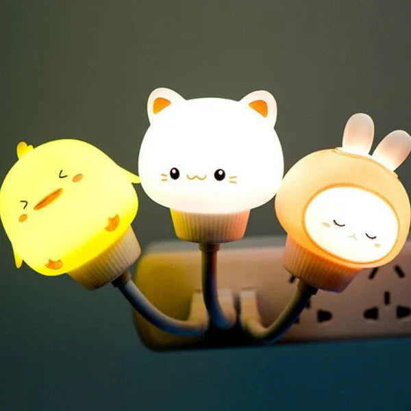 Nightlight with Timer Function - CuddleLight-Cat-State of Style