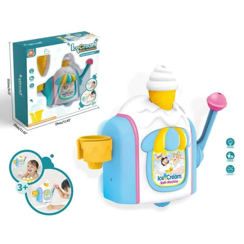Children's bath toy with foam dispenser – interactive wash-time fun in the bath.