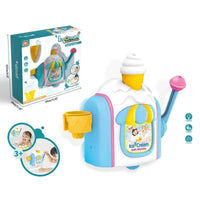 Children's bath toy with foam dispenser – interactive wash-time fun in the bath.