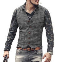 Noah Traditional Vest – Vintage Business Waistcoat with Tailored Fit-Grey-XS-State of Style