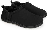 Noah Warm Winter Slippers for Men-Black-6-7-State of Style
